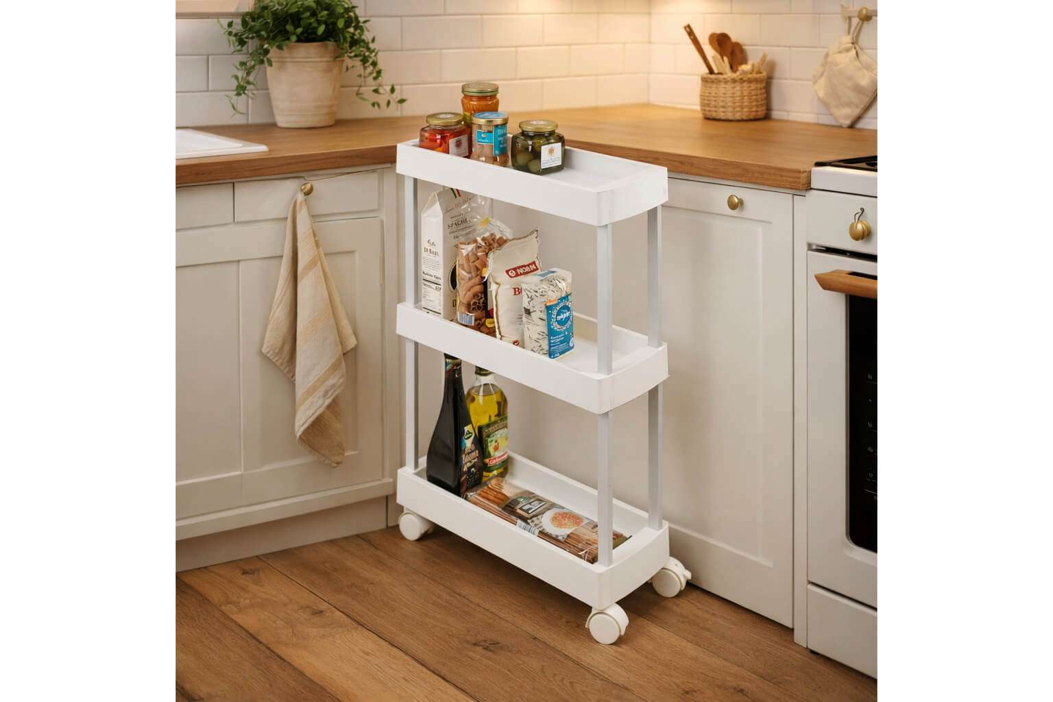 Household and bathroom Mino trolley By Wenko-Germany